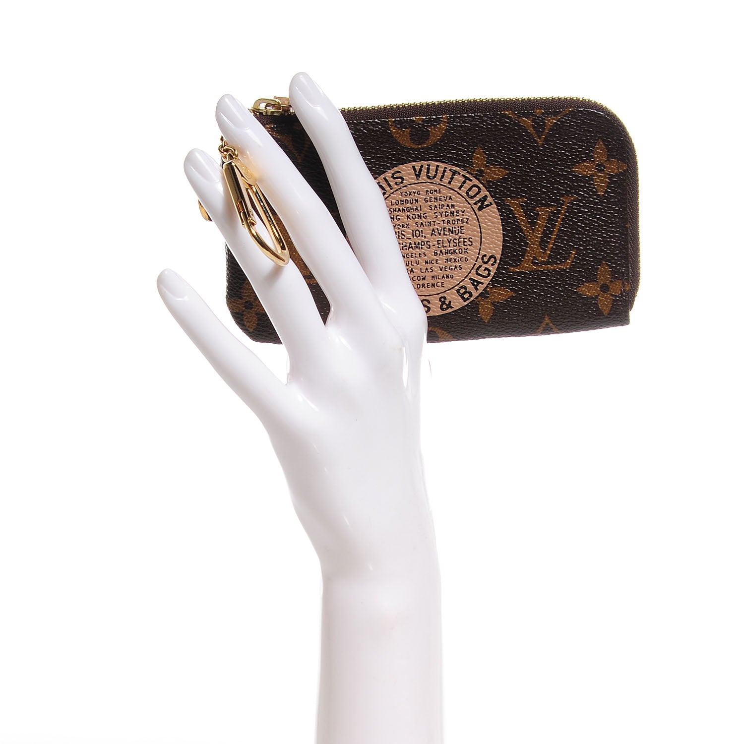 Louis Vuitton Monogram Complice Trunks and Bags Key Pouch Beige 2 of 7