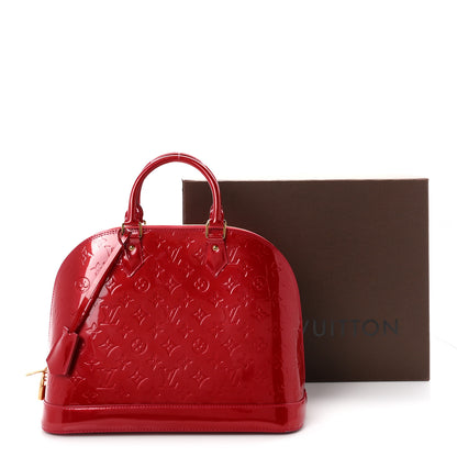 Louis Vuitton Vernis Alma MM Pomme D'Amour 11 of 11