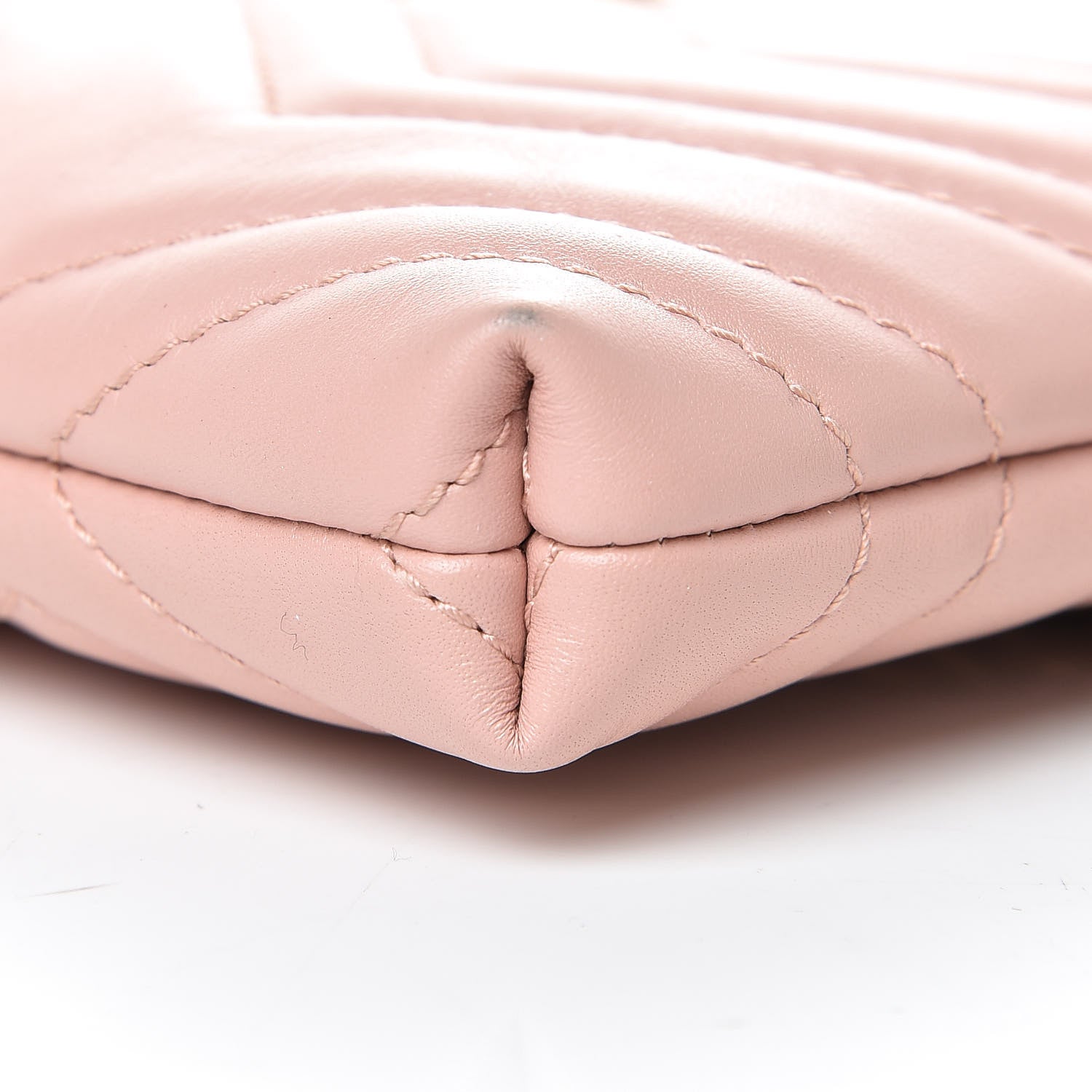 Gucci Calfskin Matelasse Mini GG Marmont Chain Bag Perfect Pink 10 of 10