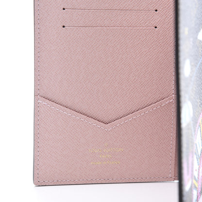 Louis Vuitton Monogram 2020 Christmas Animation Big Wheel Passport Cover Rose Ballerine 6 of 9