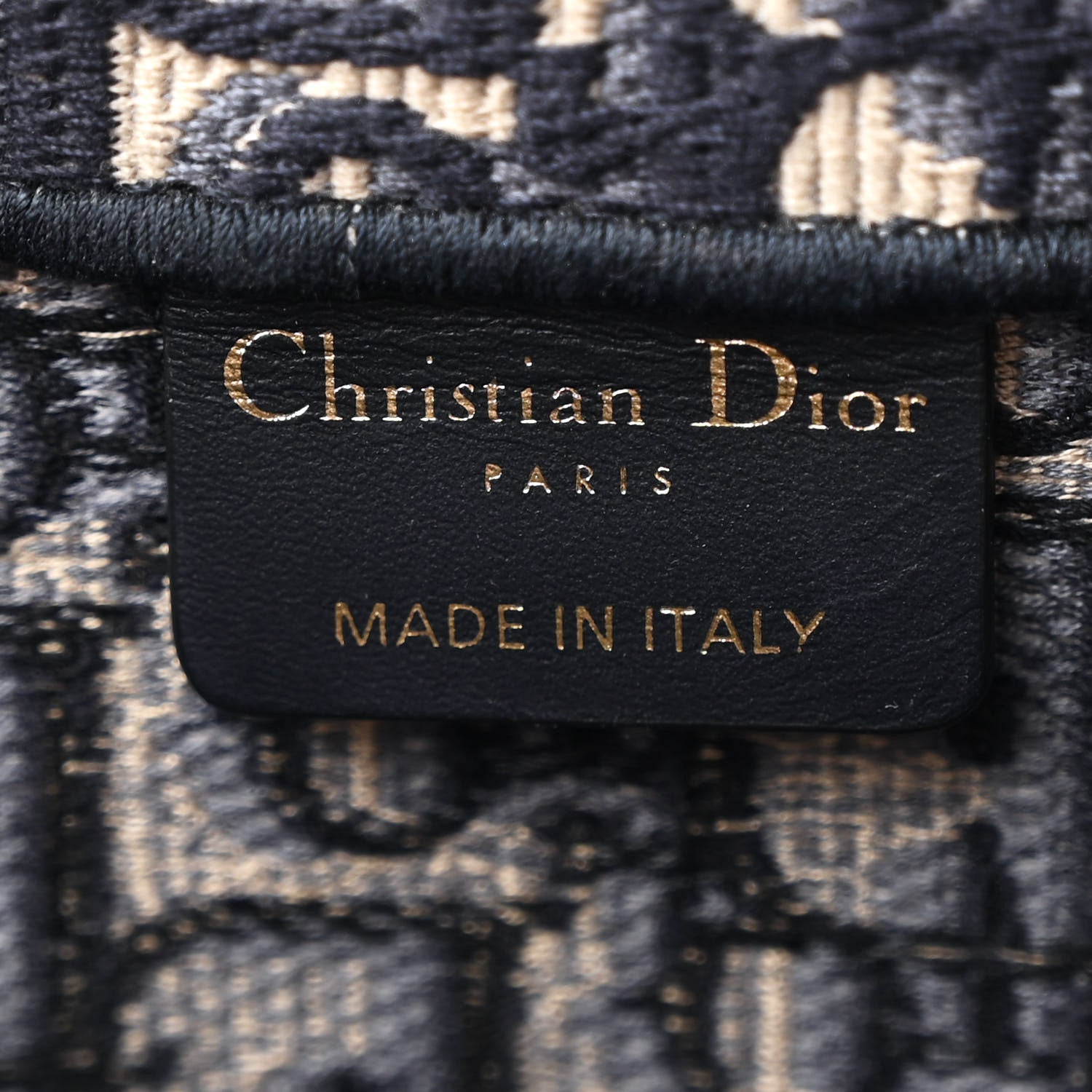 Christian Dior Oblique Medium Book Tote Blue Multicolor 6 of 13