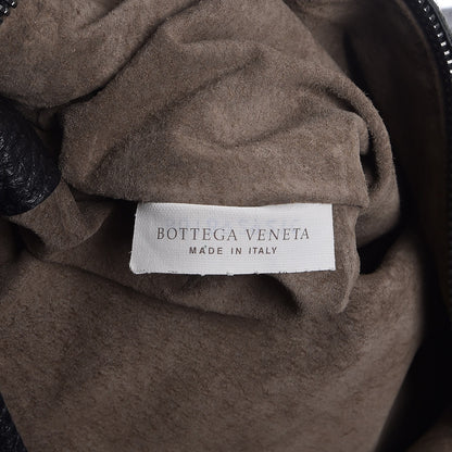 Bottega Veneta Cervo Intrecciato Flap Hobo Nero Black 7 of 8