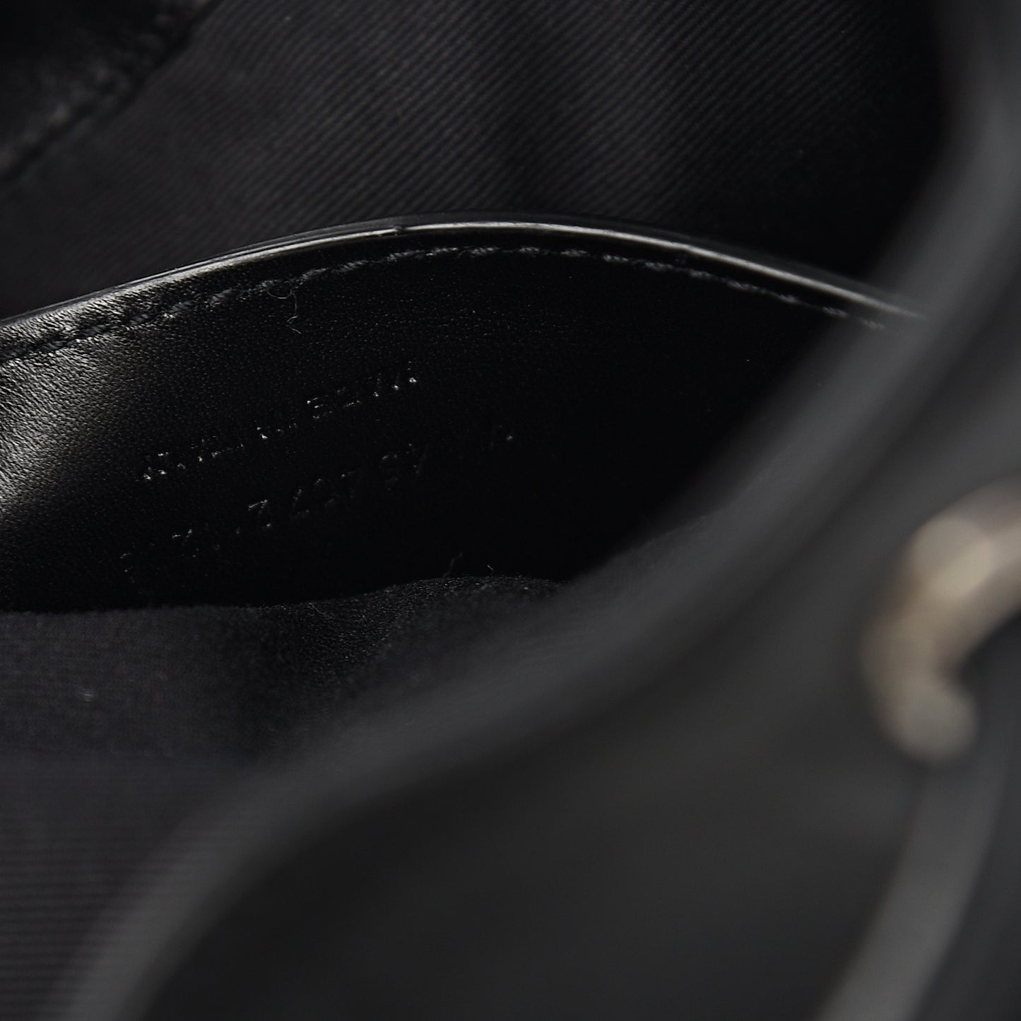 Calfskin Small Y Studs Bucket Bag Black