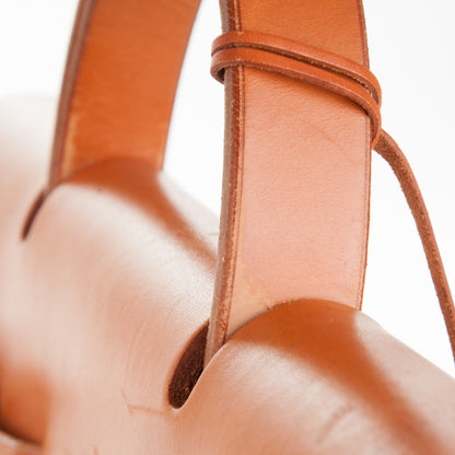 Hermes Toile Vache Calfskin Herbag 30 PM Backpack Natural 10 of 15