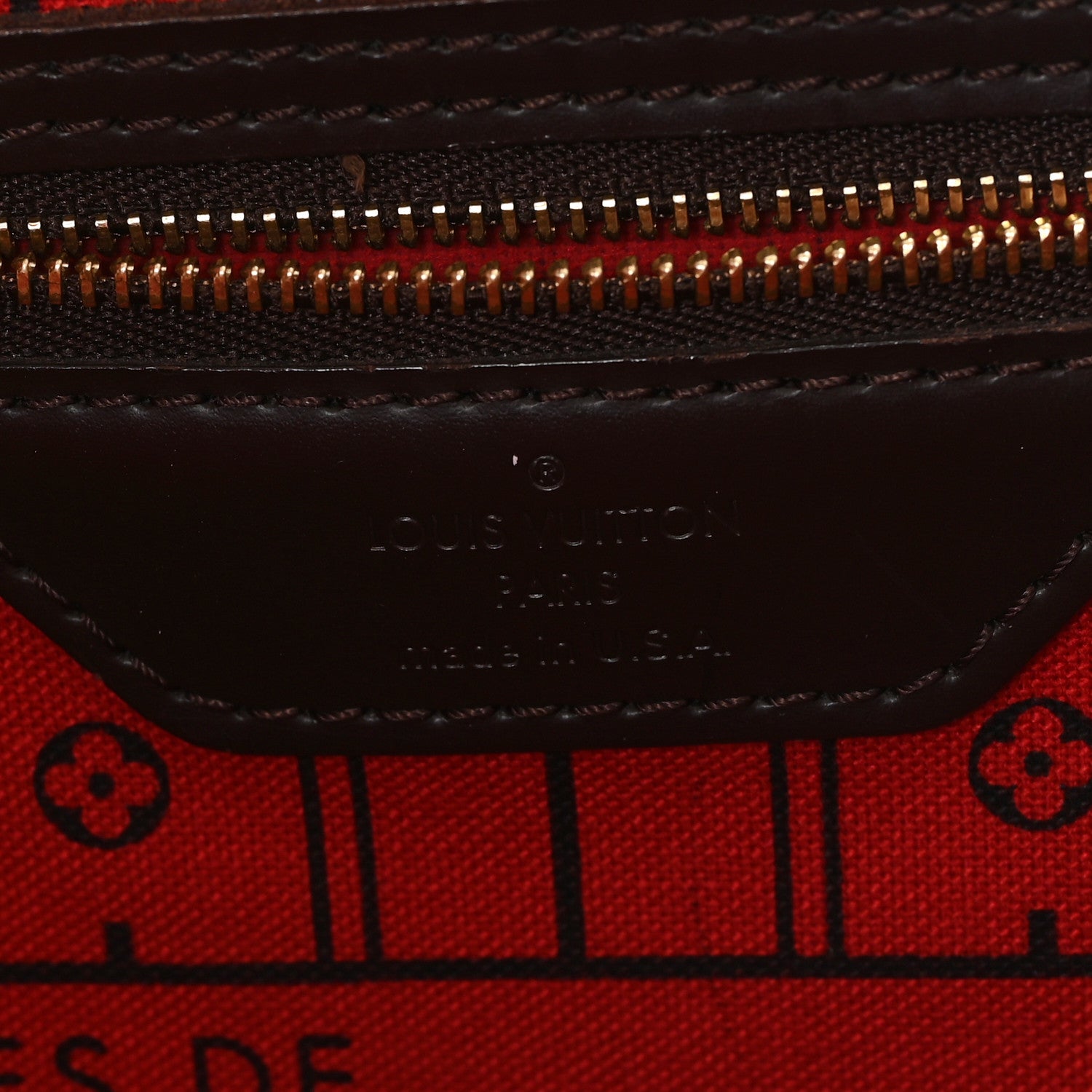 Louis Vuitton Damier Ebene Neverfull GM 5 of 9