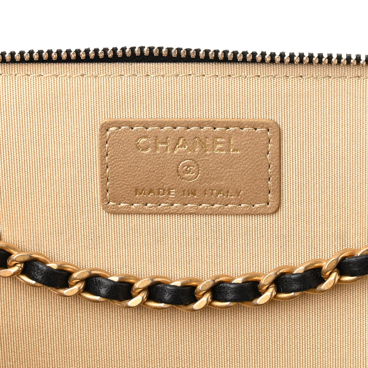 Chanel Lambskin Quilted Small Pearl Crush Vanity Case With Chain Black 6 of 11