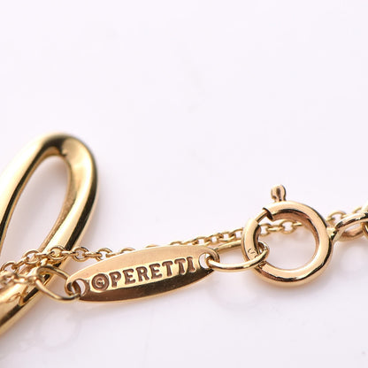 Tiffany 18K Yellow Gold Elsa Peretti Letter L Pendant Necklace 7 of 8