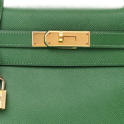 Hermes Courchevel Kelly Retourne 28 Vert Clair 8 of 14