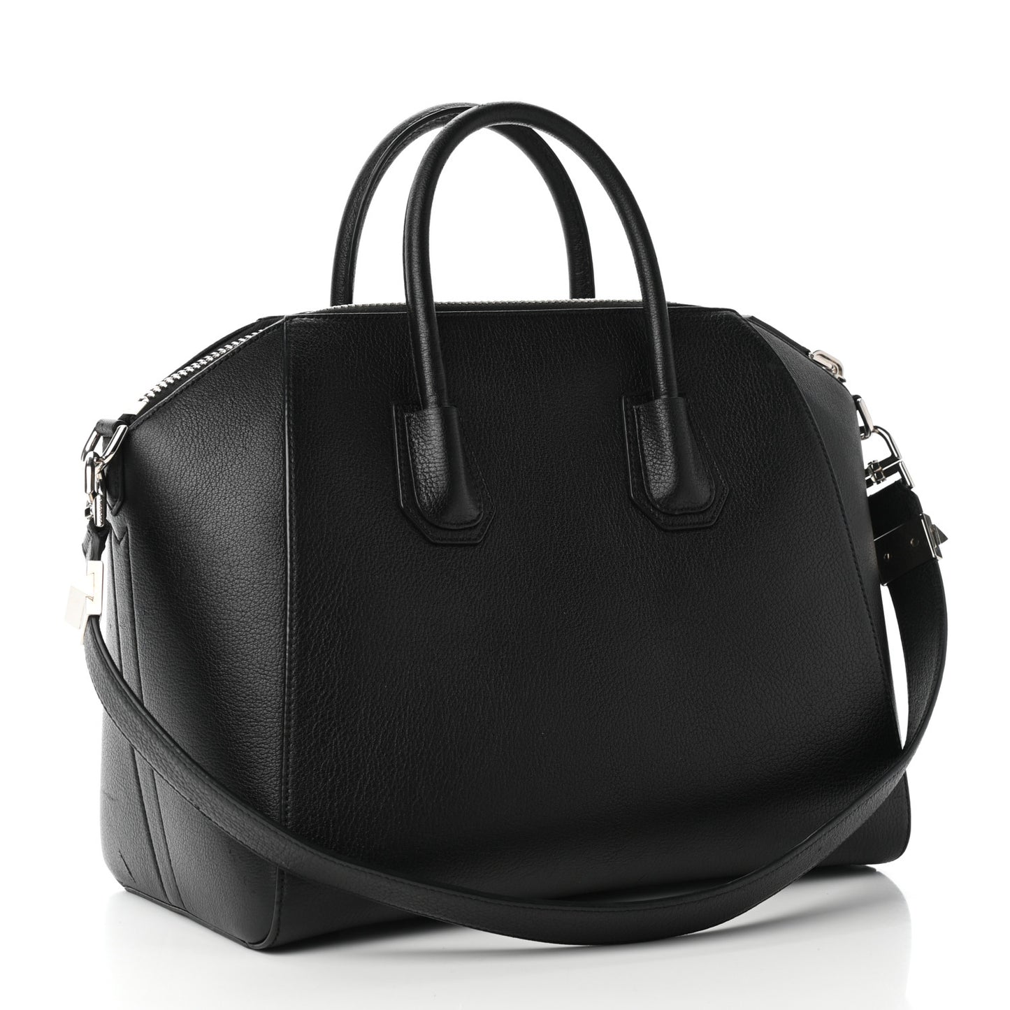 Sugar Goatskin Medium Antigona Black