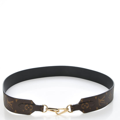 Louis Vuitton Monogram Bandouliere Shoulder Strap Black 5 of 7