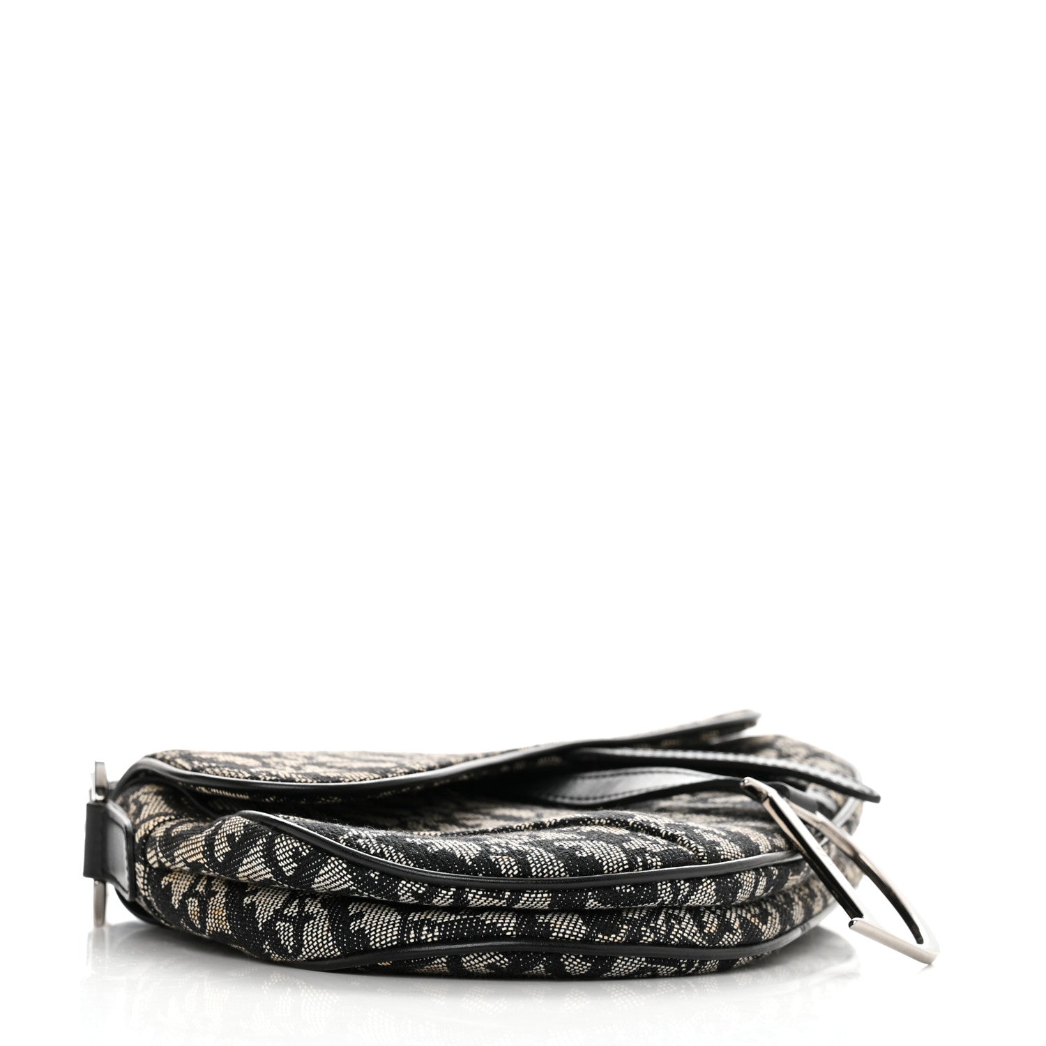 Christian Dior Monogram Saddle Bag Black 4 of 10