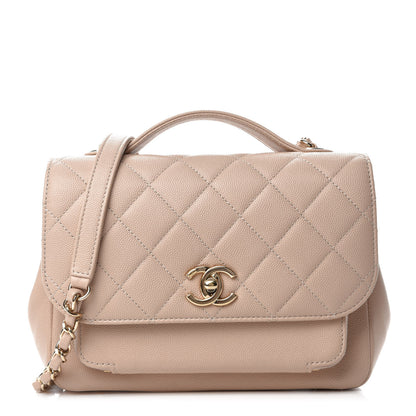 Chanel Caviar Quilted Medium Business Affinity Flap Beige 1 of 10