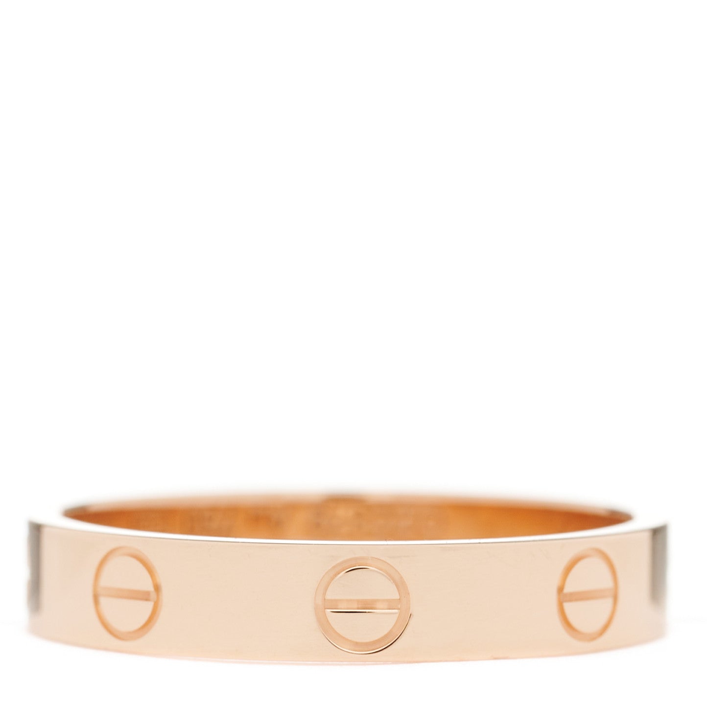 Cartier 18K Pink Gold 3.5mm LOVE Wedding Band Ring 56 7.75 1 of 5