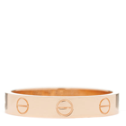 Cartier 18K Pink Gold 3.5mm LOVE Wedding Band Ring 56 7.75 1 of 5