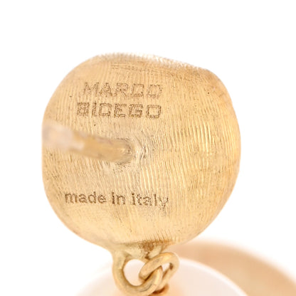 Marco Bicego 18K Yellow Gold Cultured Pearl Africa Drop Earrings 4 of 4