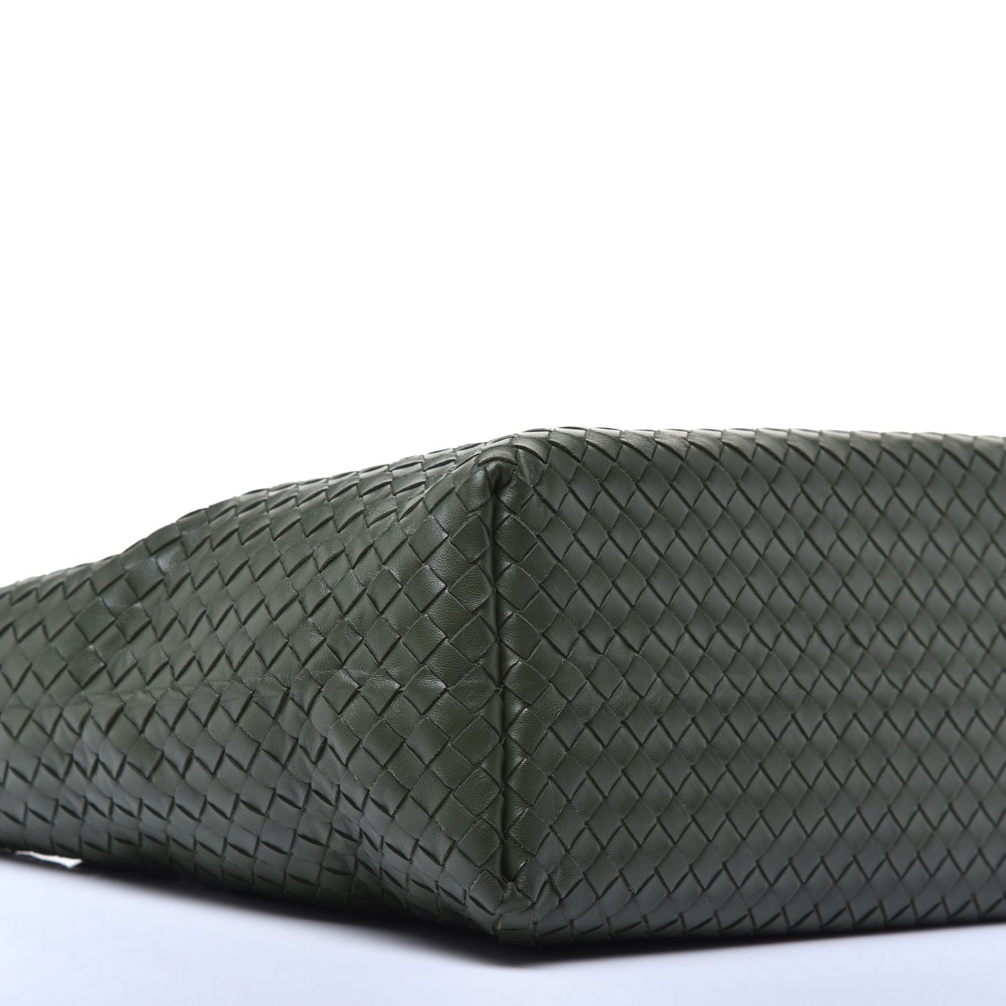 Nappa Intrecciato Bella Tote Moss