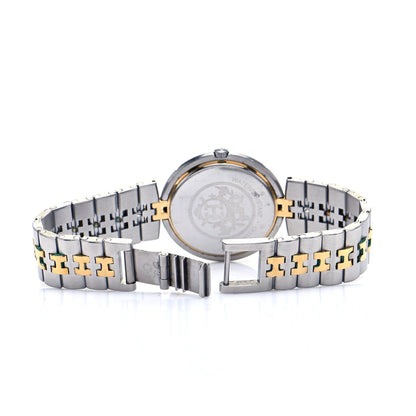 Hermes Stainless Steel 33mm Clipper Quartz Watch White 5 of 6