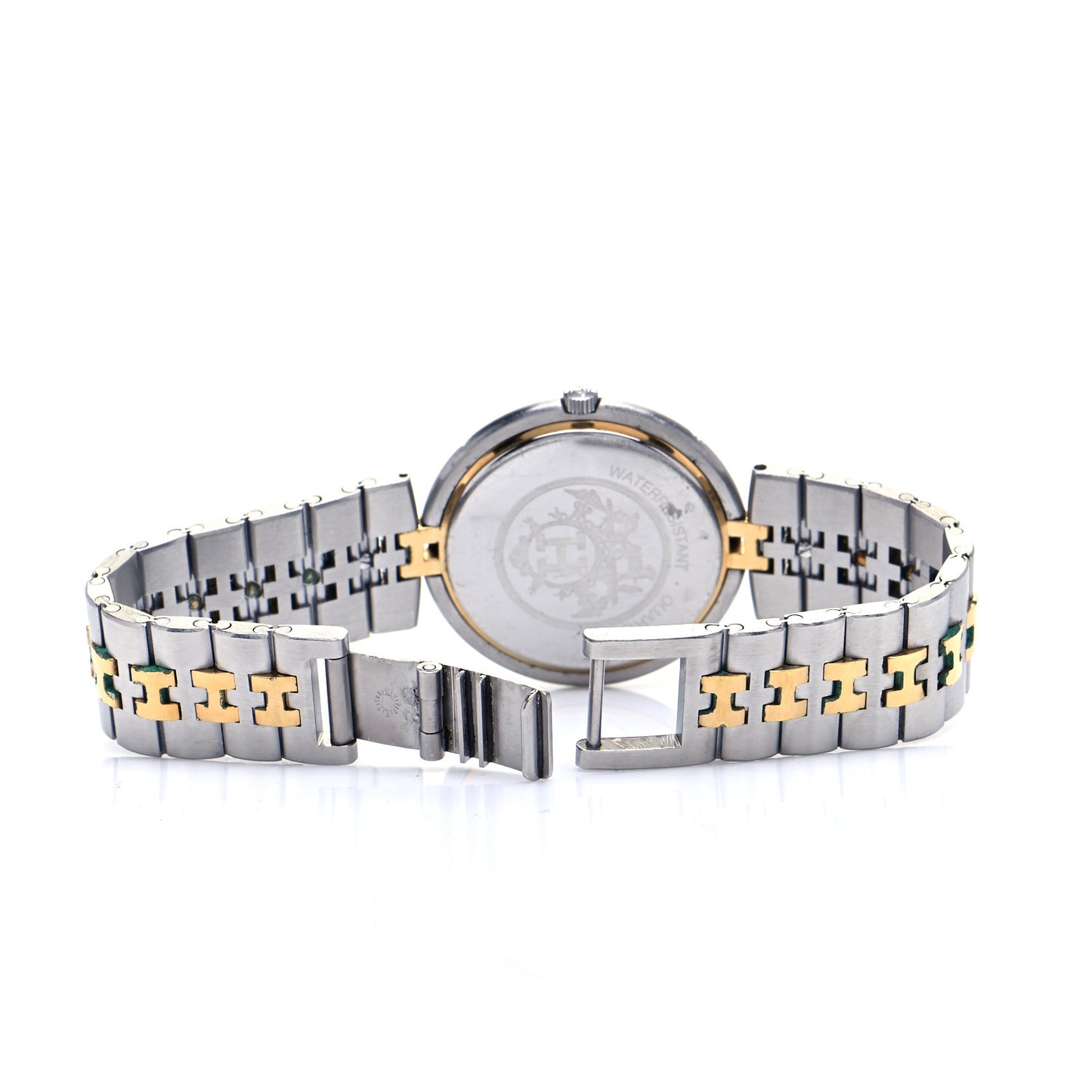 Stainless Steel 33mm Clipper Quartz Watch White
