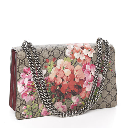 Gucci GG Supreme Monogram Blooms Small Dionysus Shoulder Bag Beige Multicolor Dry Rose 2 of 10
