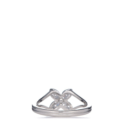 Tiffany Platinum Diamond Victoria Ring 47 4 4 of 6