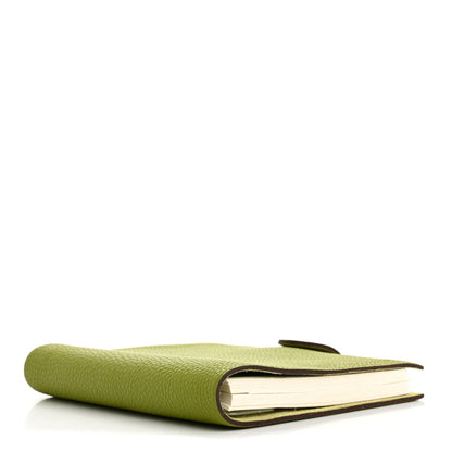 Hermes Togo Ulysse PM Notebook Cover Vert Anis 4 of 8