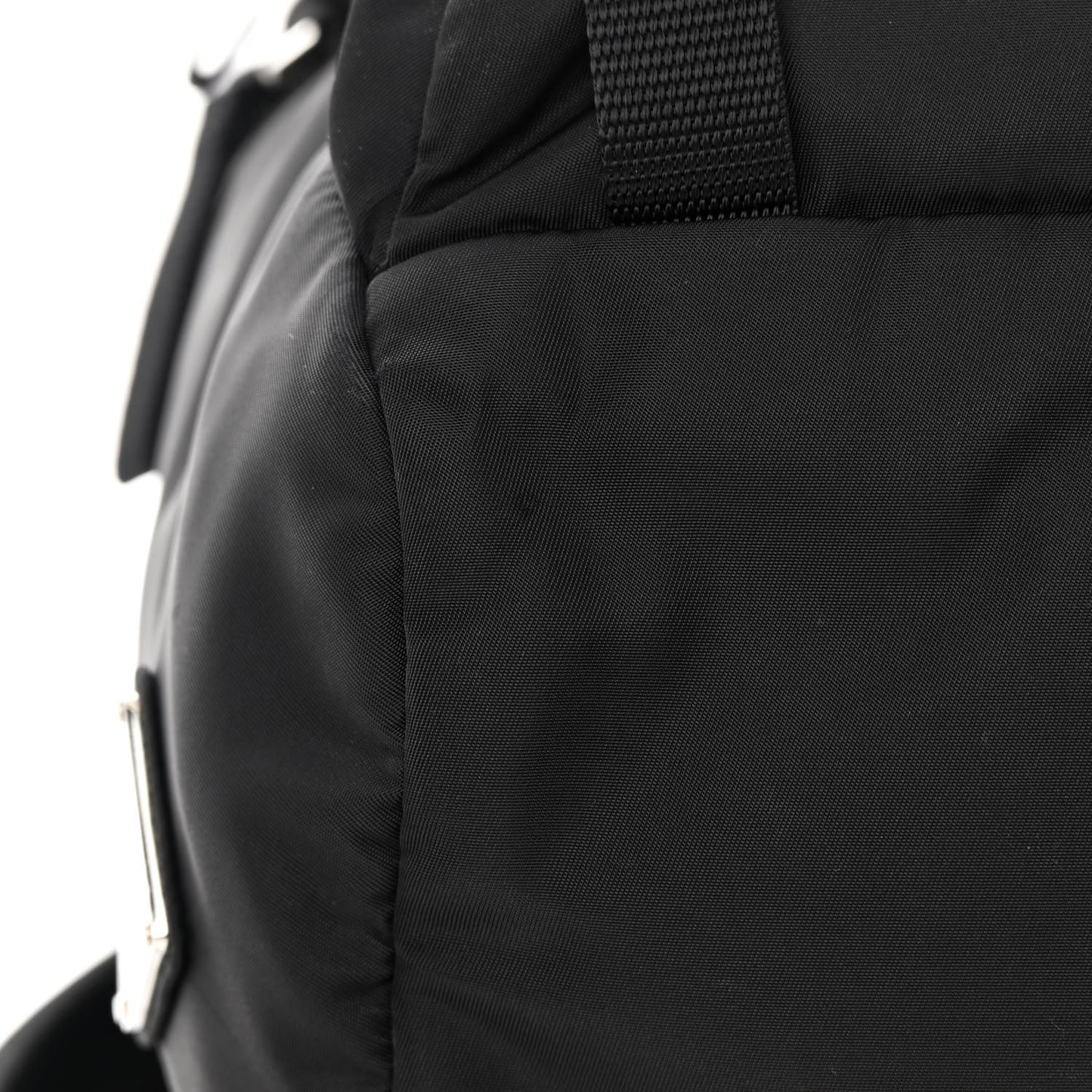 Tessuto Nylon Montagna Double Buckle Backpack Black