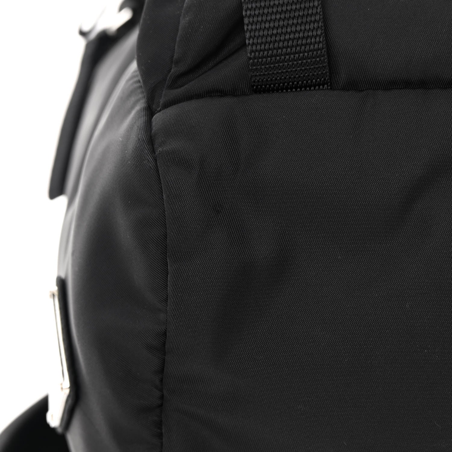Prada Tessuto Nylon Montagna Double Buckle Backpack Black 12 of 12