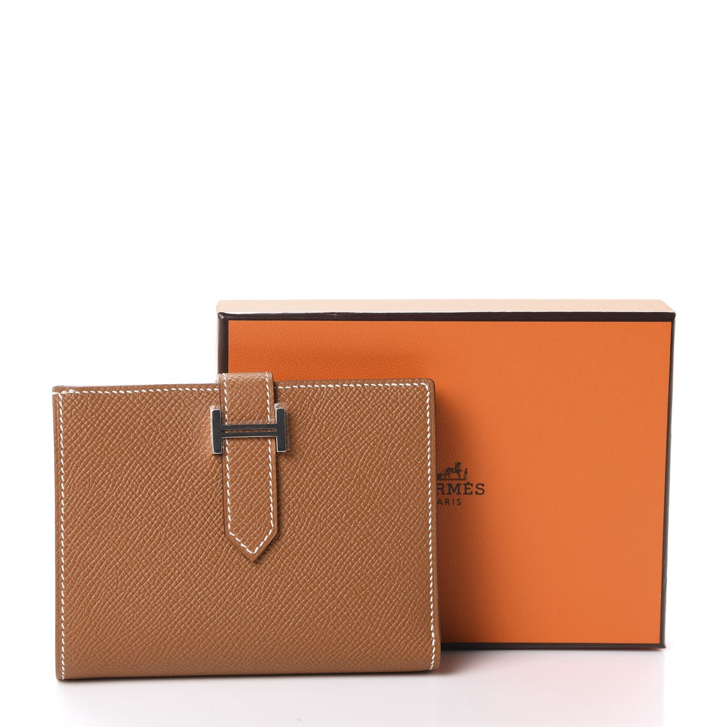 Epsom Bearn Compact Wallet Gold