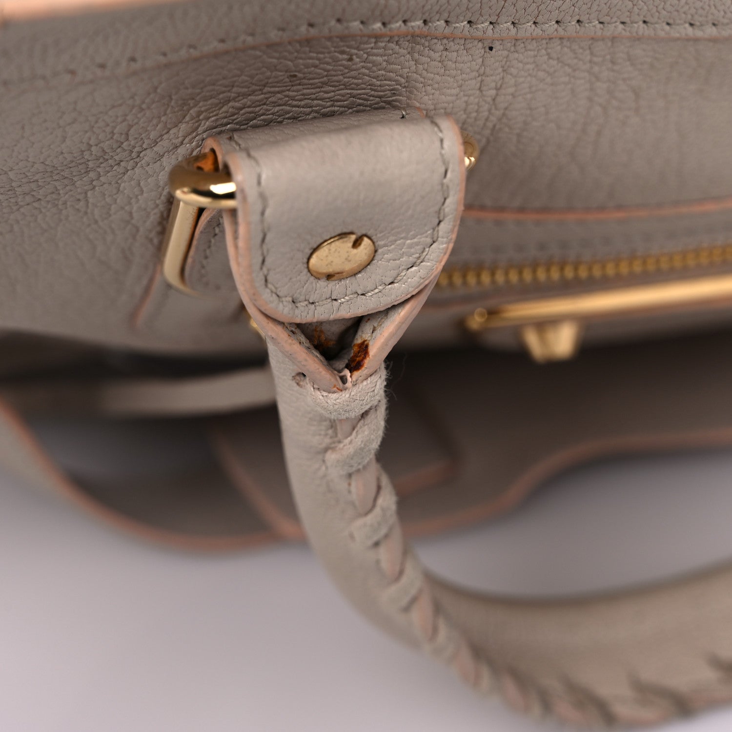 Balenciaga Chevre Gold Hardware Metallic Edge City Beige Praline 31 of 33