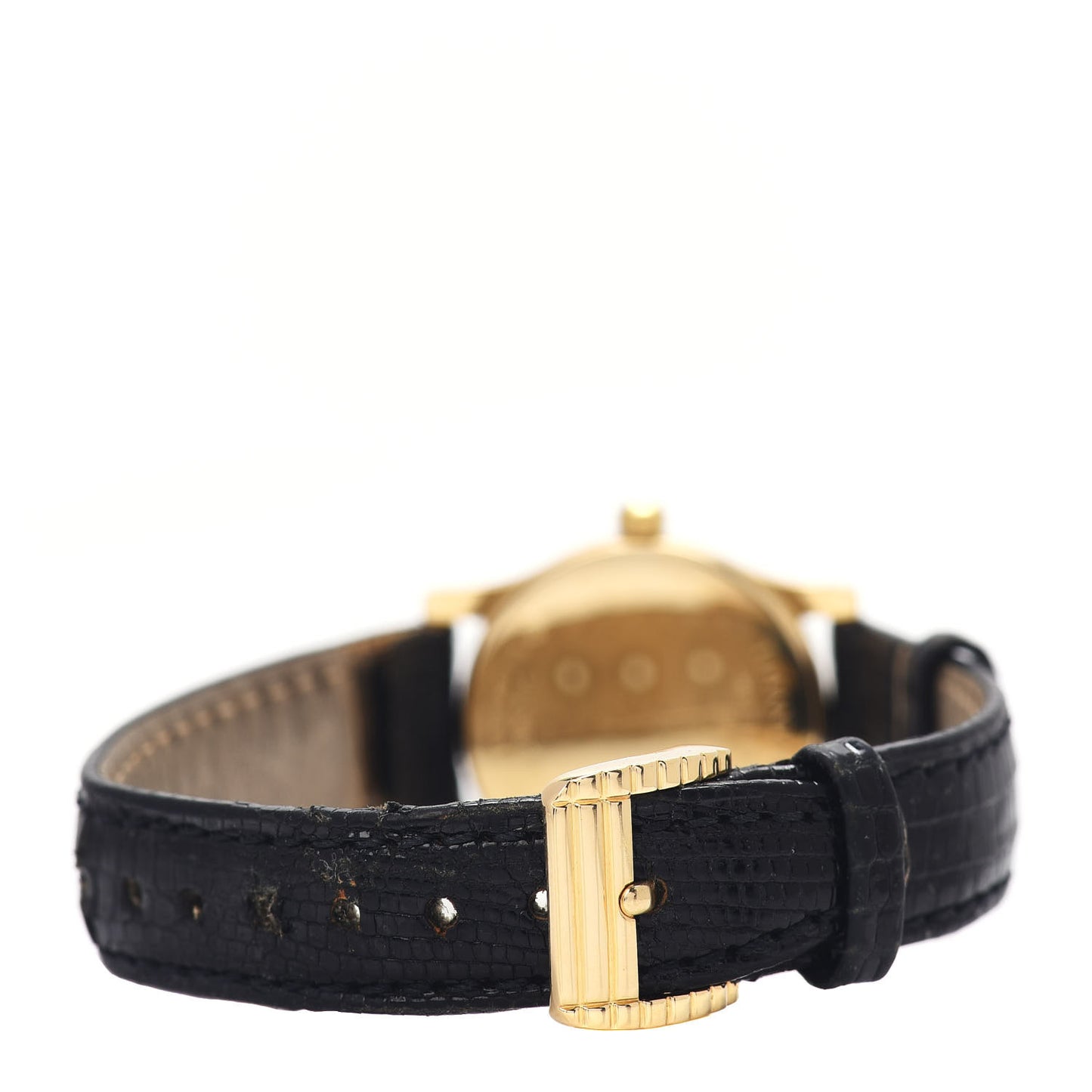 18K Yellow Gold Lizard 24mm Dress Quartz Watch