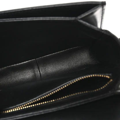 Celine Shiny Calfskin Teen Triomphe Black 5 of 10