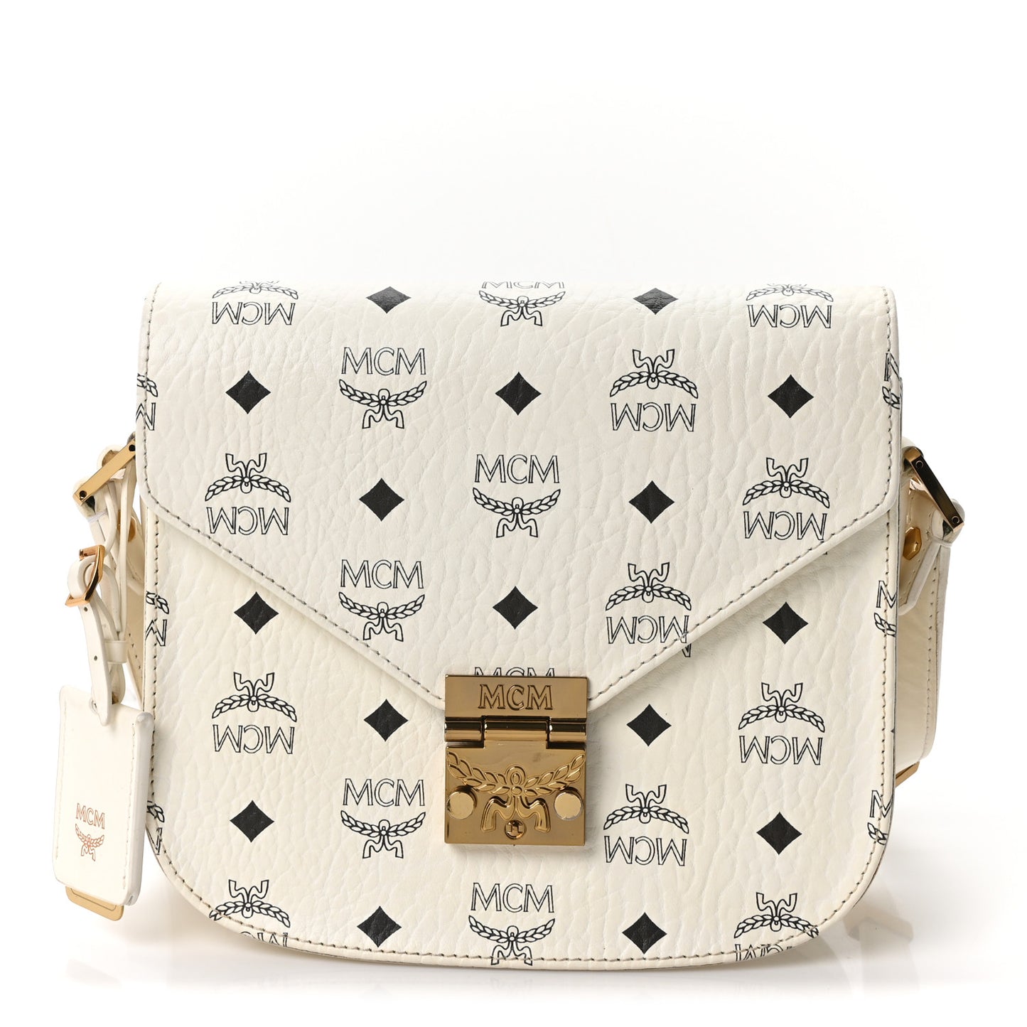 Visetos Small Patricia Crossbody Bag White
