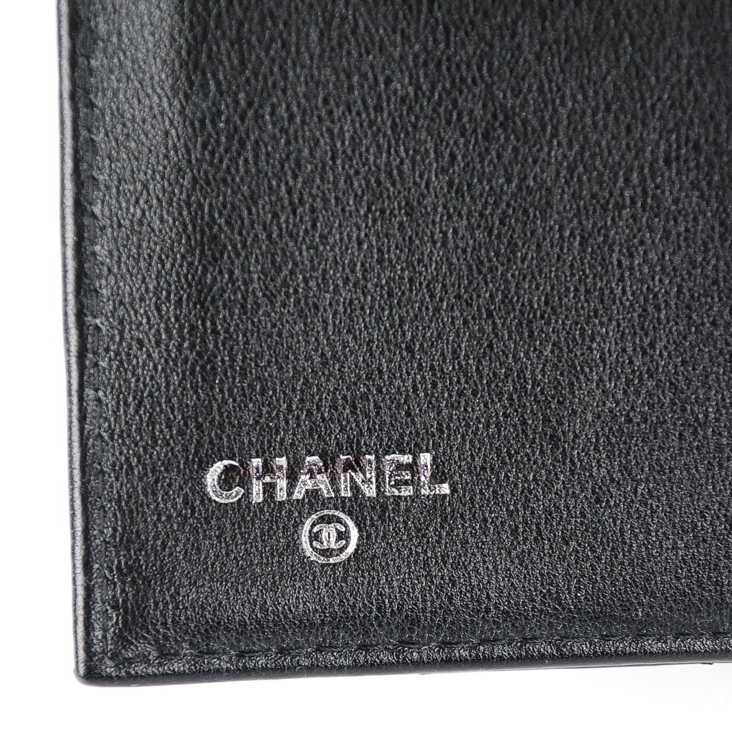 Chanel Patent Calfskin Quilted Large Flap Wallet Black 7 of 9