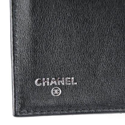 Chanel Patent Calfskin Quilted Large Flap Wallet Black 7 of 9