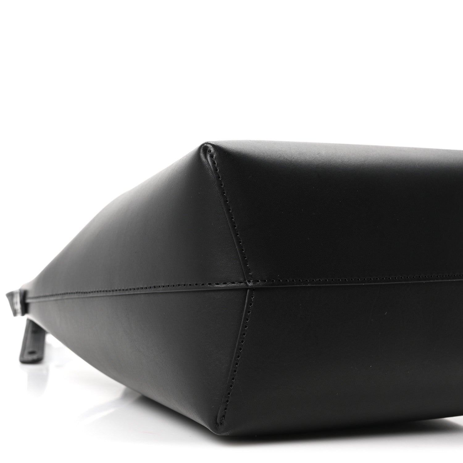 Mansur Gavriel Calfskin Mini Bucket Bag Black Royal Blu 9 of 10