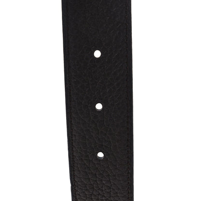 Hermes Box Togo 32mm H Belt 95 Black Chocolate 3 of 5