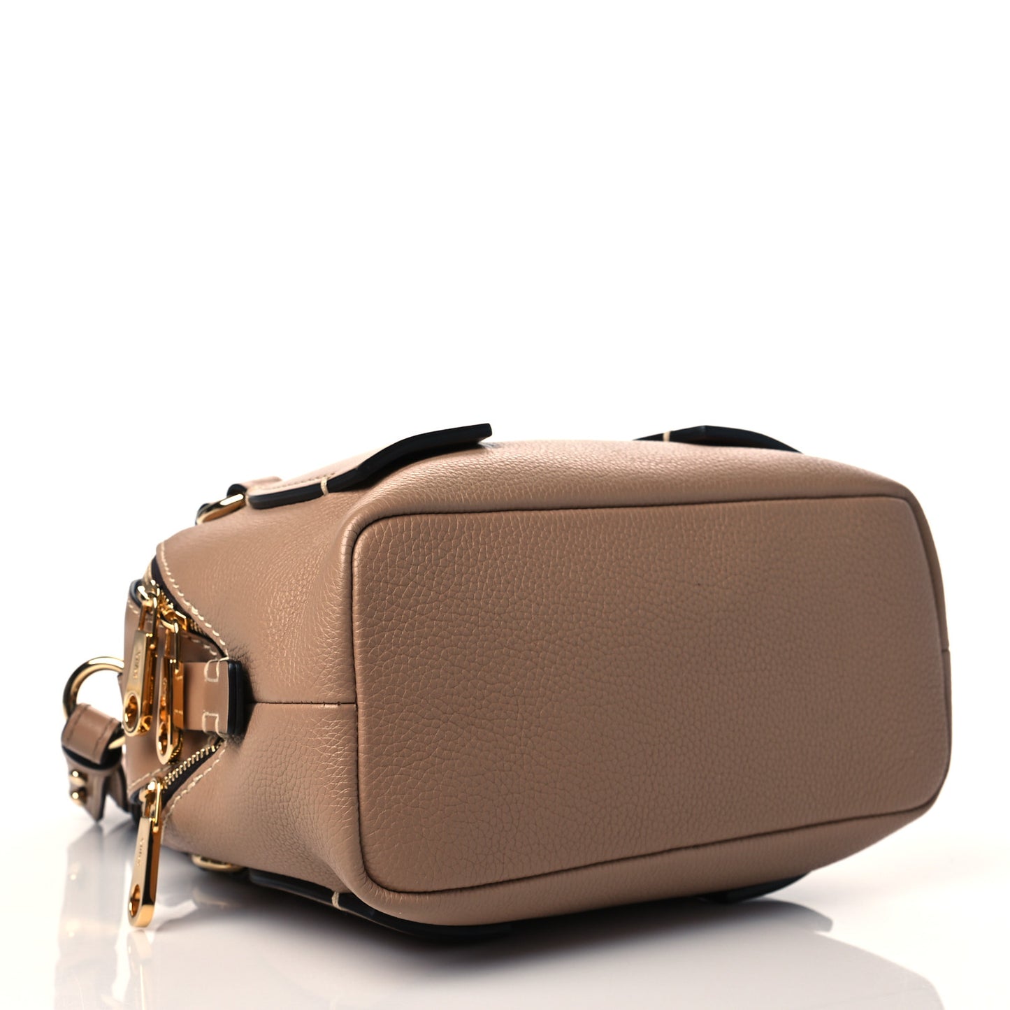 Calfskin Small Daria Cement Brown
