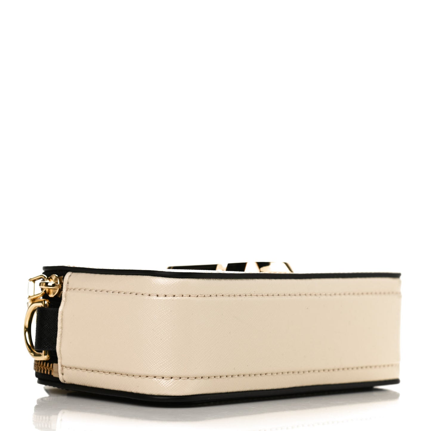 Saffiano Small Snapshot Camera Bag Cloud White Multicolor