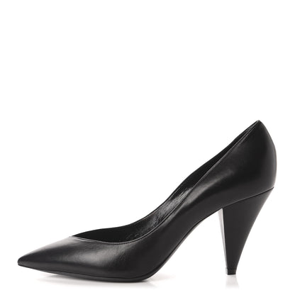 Saint Laurent Calfskin Era Pumps 39.5 Black 1 of 10