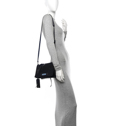 Prada Glace Calf Etiquette Flap Inchiostro Astrale 2 of 12