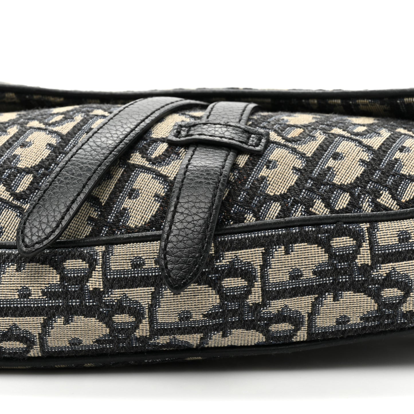 Oblique Mens Saddle Bag Blue