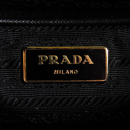 Prada Saffiano Lux Large Double Zip Tote Nero Black 6 of 10