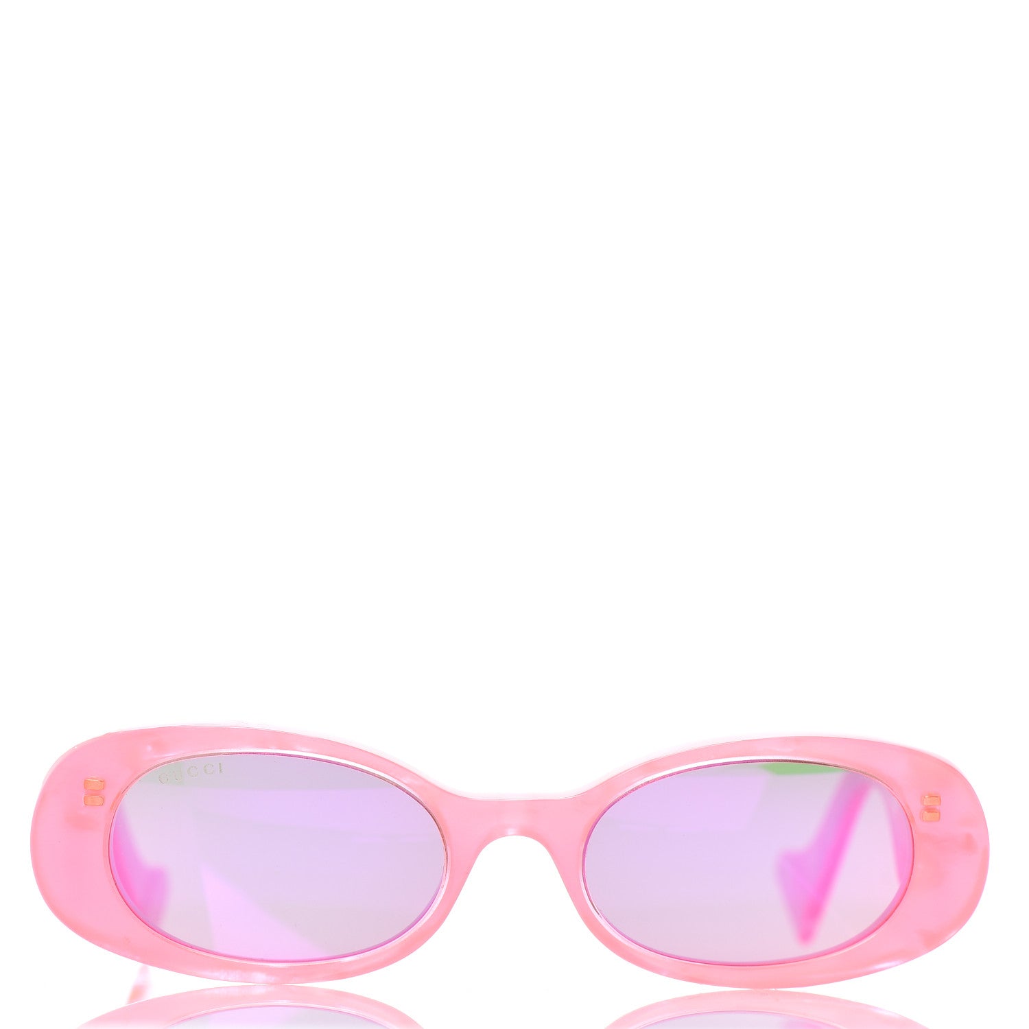 Gucci Acetate Oval Sunglasses GG0517S Pink 2 of 7
