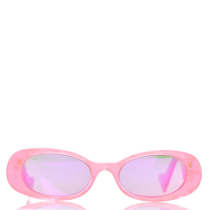 Gucci Acetate Oval Sunglasses GG0517S Pink 2 of 7