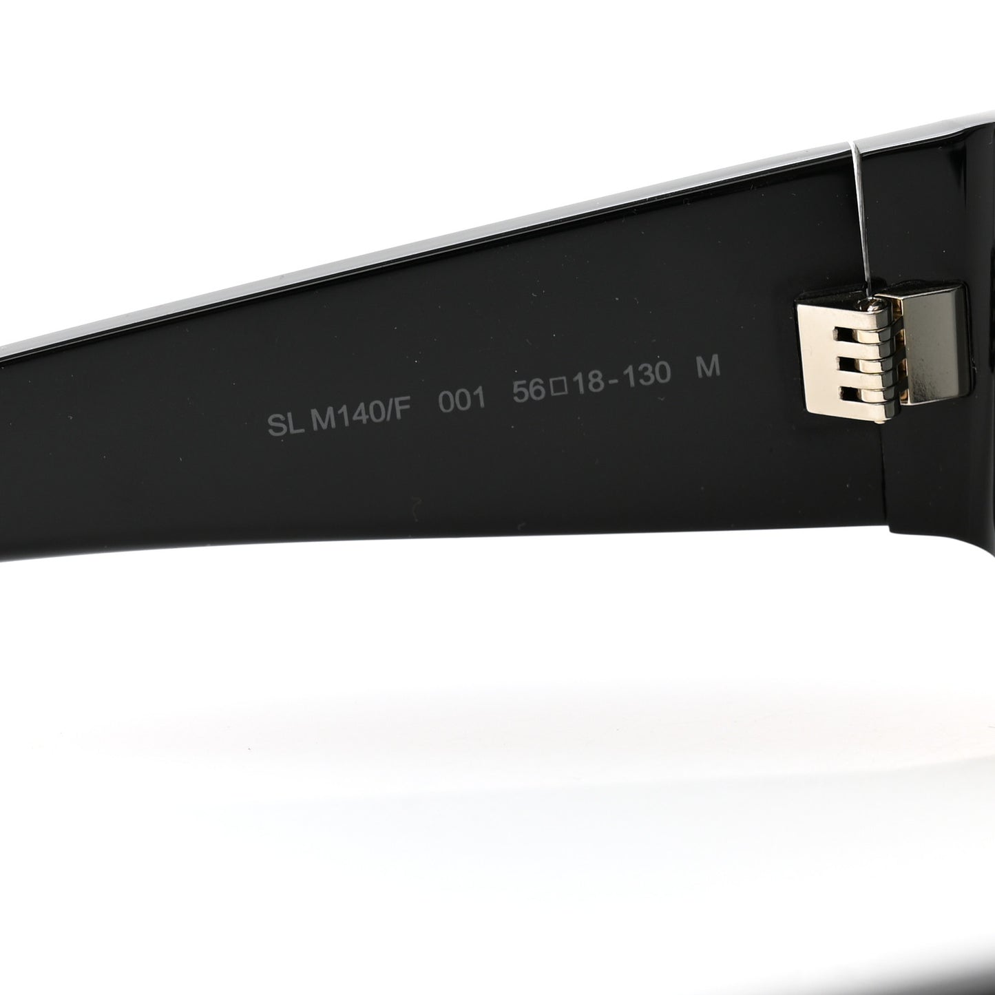 Acetate Rectangle SL M140/F Sunglasses Black