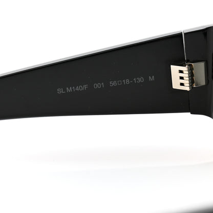 Saint Laurent Acetate Rectangle SL M140/F Sunglasses Black 6 of 7
