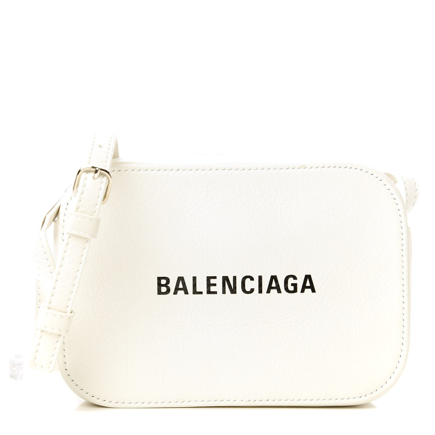 Calfskin Logo XS Everyday Camera Bag White