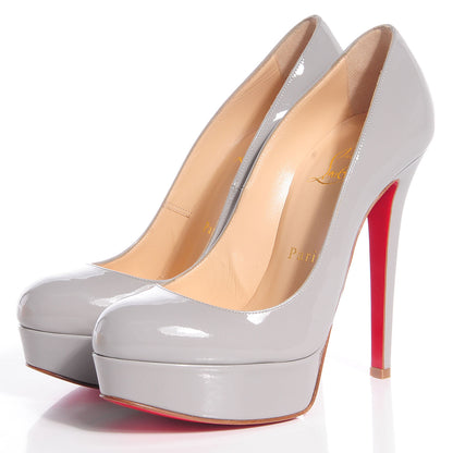 Christian Louboutin Patent Bianca 140 Pumps 35.5 Grey 3 of 7