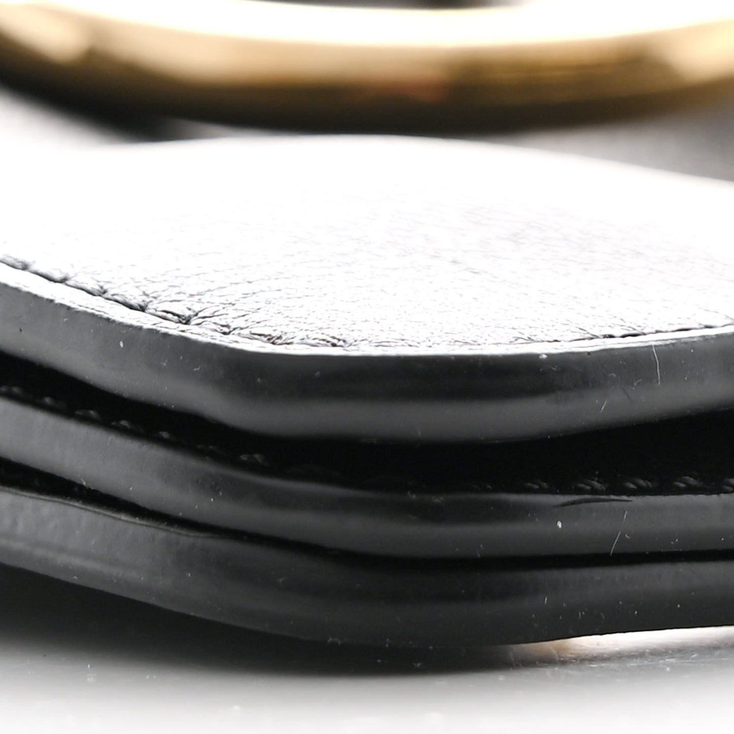 Suede Calfskin Mini Faye Bracelet Bag Black