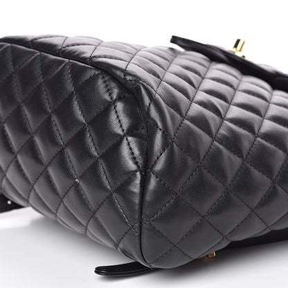 Chanel Lambskin Quilted Small Urban Spirit Backpack Black 10 of 14